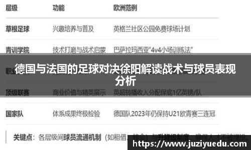 德国与法国的足球对决徐阳解读战术与球员表现分析